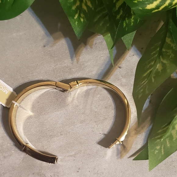 Michael Kors Goldtone Bangle  Bracelet - Picture 4 of 6